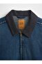 Erkek Mavi Denim Workwear Ceket - 4