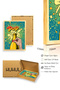 Natural Wood Framed Pop Art Patterned Painting - Vibrant Tones |   Huhu1931 - 3