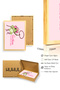 Natural Wood Framed Pop Art Frog Painting - Yeehaw State of Mind Retro |   Huhu2345 - Single Table Natural Wood Frame - 3