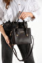 Black Women's Hand and Shoulder Bag Stylish Design Handbag with Adjustable Strap - 3