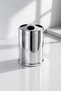 Chrome Set of 3 3 Lt Trash Can, Toilet Brush and Toothbrush Holder Titan - 6