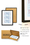 Natural Wood Framed Retro Painting - Admit One Vintage Style |   Huhu2696 - 3