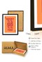 Black Wooden Framed Retro Vintage Women's Portrait Painting - Pop Art Style |   Huhu2269 - Single Table Black Frame - 3