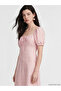 Nevavm A-Line Floral Balloon Sleeve Dress with a Difference - 2