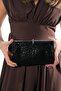 752 Black Glitter Women's Evening Dress Bag - 2