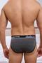Men's Anthracite Open Front Slip Underpants - 2