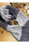 Woolen Melange Two-Color Hair Braided Very Special Warm Love Scarf That Wraps You - Unisex - 7