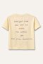 Boy's T-Shirt with Fish and Back Text Print