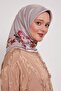 Sparkling Crystal Scarf with a Hollow Center and Floral Rose Edge