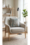 Double-Sided Imported Lara Pattern Throw Pillow Cover-Anthracite - 5