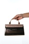 Gisella Gold Striped Women's Evening Dress Bag - 5