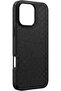 Regal Leather Case for iphone 16 Pro Compatible with Wireless Charging Anti-Slip Grip, Shockproof Raised Camera Protection, Slim Magnetic Case - Black - 5