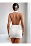 Women's Backless Halter Neck Mini Diving Suit - 2