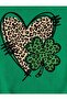 Girls' Clover and Leopard Printed T-Shirt and Spanish Pants Set - 4