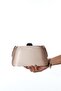 Willow Dark Beige Satin Women's Evening Dress Bag - 3