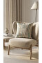 Double-Sided Imported Lara Pattern Throw Pillow Cover-Anthracite
