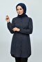Women's Shirt with Stylish Collar, Elastic Sleeves and Buttons