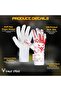 Soccer Goalie Gloves - Sizes 6 to 10, 4mm German Contact Grip Sticky Latex & Built-in Pro-Level Glov - 2