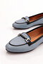 102-1 Women's Loafer Shoes with Iron Accessories - 4