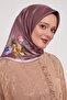 Sparkling Crystal Scarf with a Hollow Center and Floral Rose Edge