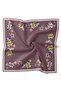 Sparkling Crystal Scarf with a Hollow Center and Floral Rose Edge - 2