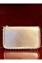 Gold Mini Chain Bag with Pearl Detail - 3