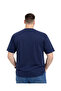 Men's Large Size Navy Blue Crew Neck Short Sleeve Original T-Shirt 3Xl-4Xl-5Xl-6Xl - 3