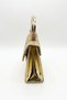 Gisella Gold Patent Leather Patterned Women's Evening Dress Bag - 4