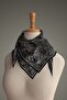Ethnic Pattern Sparkling Crystal Scarf - 4