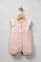 Baby Girl 2-Piece Summer 100% Cotton Short Romper Set - 3