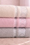 Durul Meltem Cotton 3-Piece Bath Body Towel Set, Daily & Dowry Bath Towel Set (90X150Cm) - 2