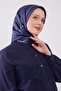 Striped Pattern Sparkling Crystal Scarf - 3