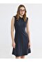 Lcwaikiki Classic Polo Collar Soft Touch Dress - 2