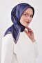 Striped Pattern Sparkling Crystal Scarf