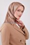 وشاح كريستالي لامع بنمط مخطط - 4