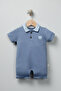 Baby Boy 2-Piece Summer 100% Cotton Short Romper Set - 2