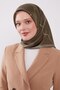 وشاح كريستالي لامع بنمط مخطط