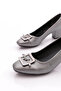 K251 Women's Rope Knot Buckle Heeled Shoes - 4