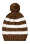 6-18 Months Scarf, Beanie and Glove Set - Brown - 2
