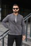 Snap Closure Seasonal College Jacket - 3