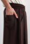 Balloon Fit Trousers Dark Brown - 8