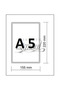 10 Pcs Red A5 Price Tag Frame and Acetate - A5 Frame and Inner Pocket (Latch Not Included) - 6