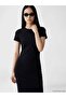Xside Black Modal Blend Bodycone Dress - 2