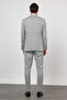 Gray Mono Collar 6 Drop Comfort Fit Full Lining Flexible Suit 1001260167 - 3