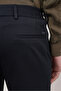 Navy Blue Side Pocket Knitted Slim Fit Stretchy Jogger Pants 1003260173 - 4