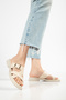 Women's Buckle Minimalist Slippers - 2