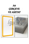 10 Pcs Yellow A6 Price Tag Frame and Acetate - A6 Frame and Inner Pocket (Latch Not Included) - 2