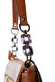 1496 Tan Print Women's Shoulder Bag - 5