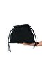 Loura Black Suede Genuine Leather Women's Shoulder Bag