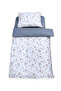 Cotton Kids 70x100 Crib Pillow Sheet Quilt Set Lambs Gray Polka Dot - 3